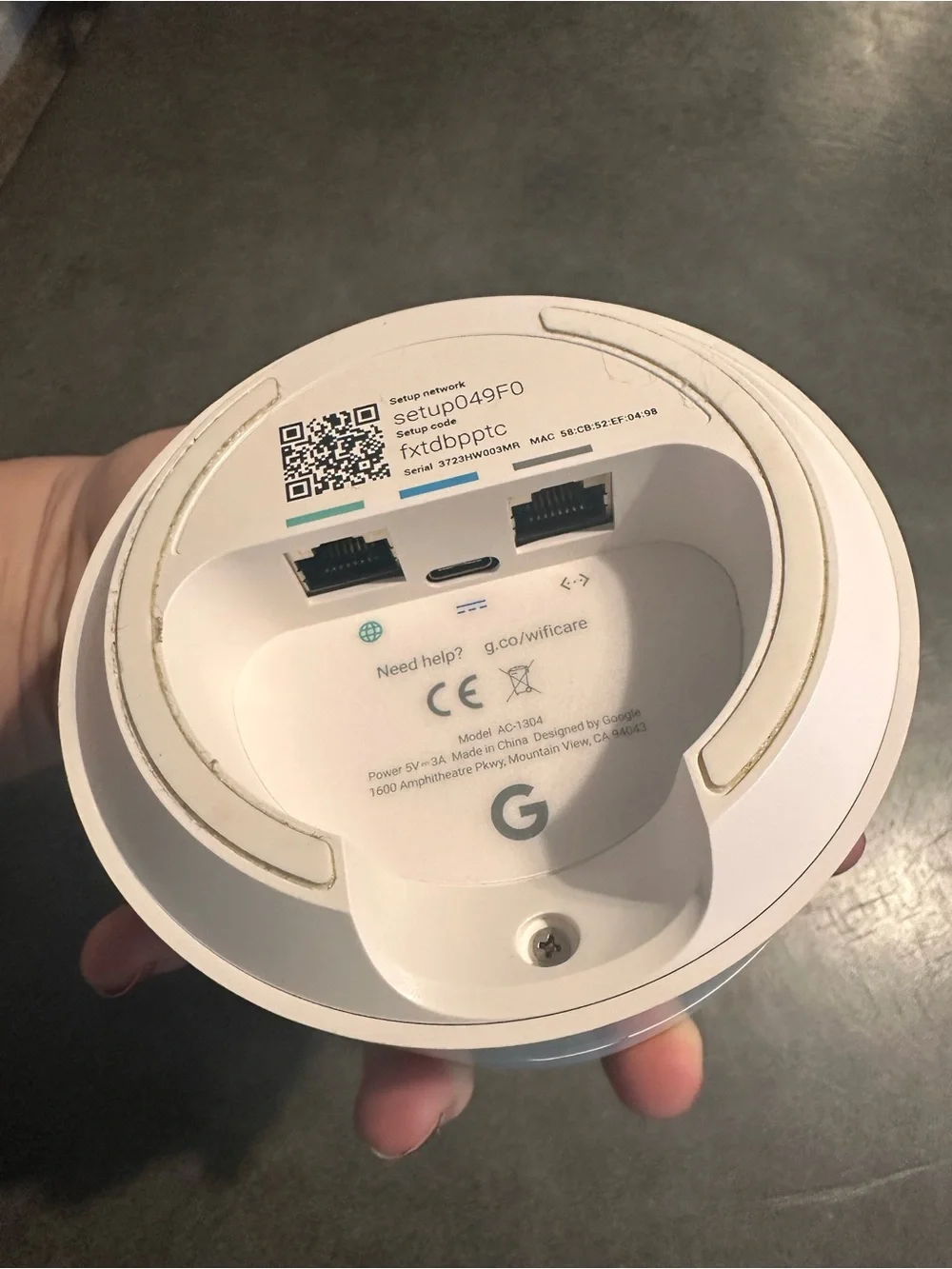 router (Model AC-1304 / NLS-1304-25)